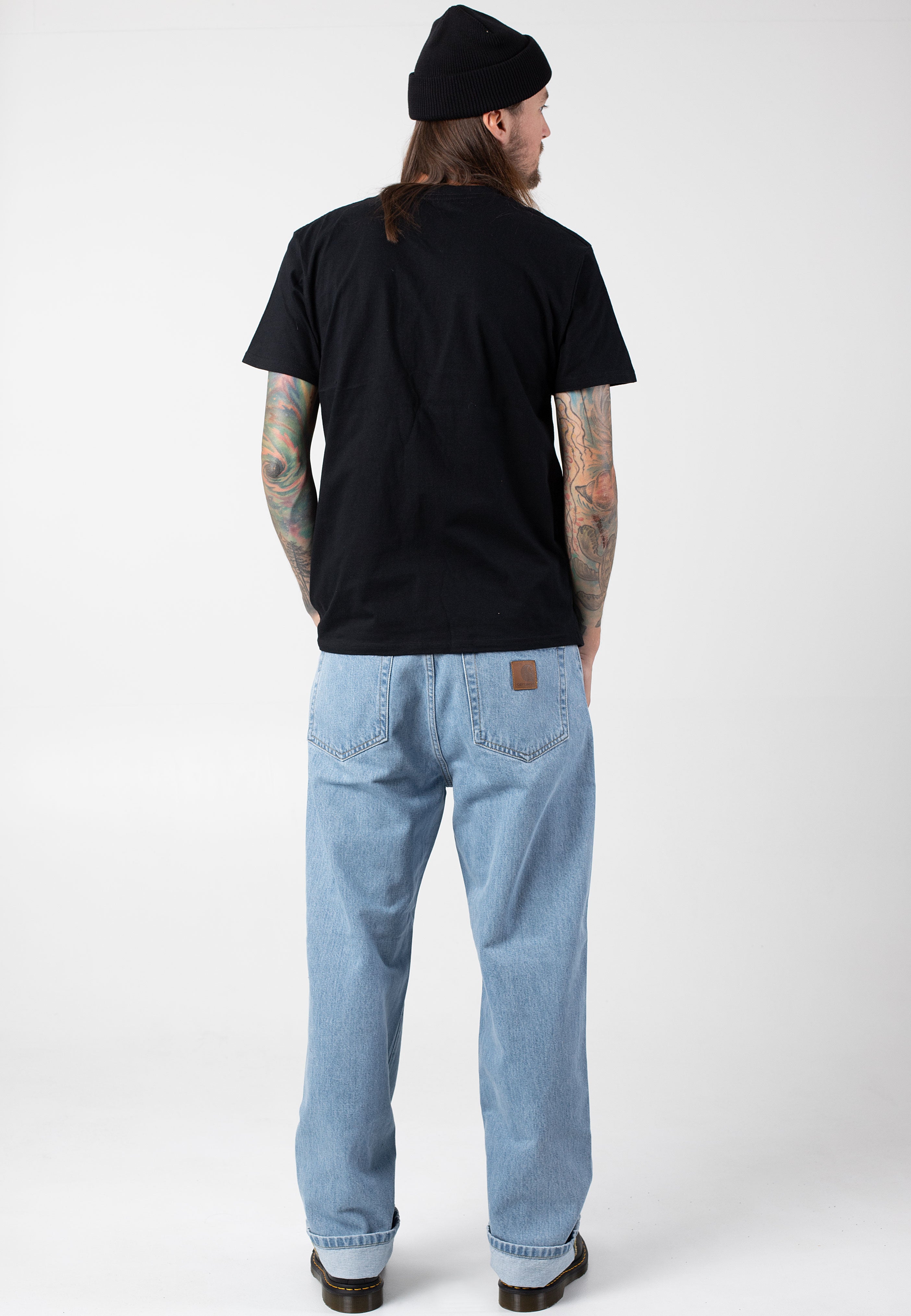 Carhartt WIP - Aaron Stone Bleached Blue - Jeans Outlet Fashionable