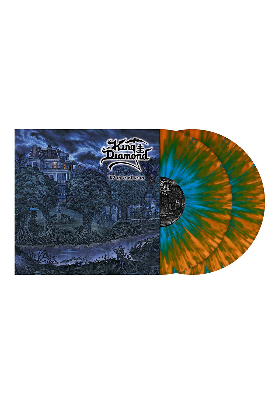 King Diamond - Voodoo Night Ltd. Orange w/ Sky Blue - Splattered 2 Vinyl Cheap Sale Amazing Pice