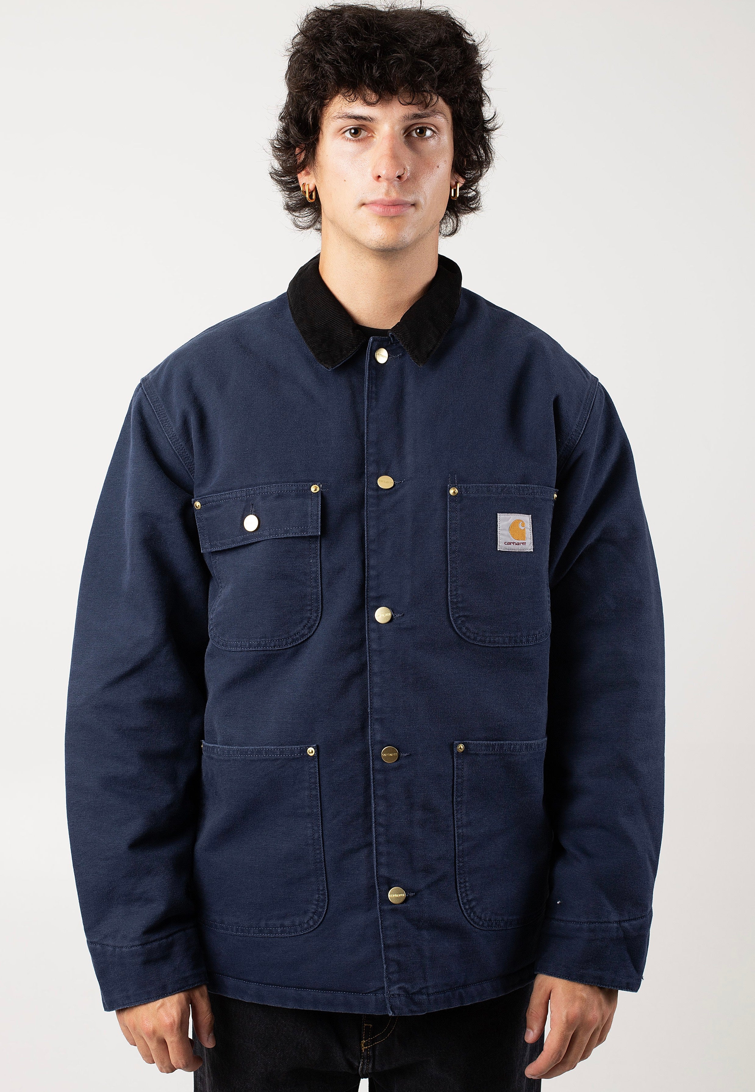 Carhartt WIP - Og Chore Coat Aged Canvas Air Force Blue/Black - Jacket Free Shipping Pick A Best