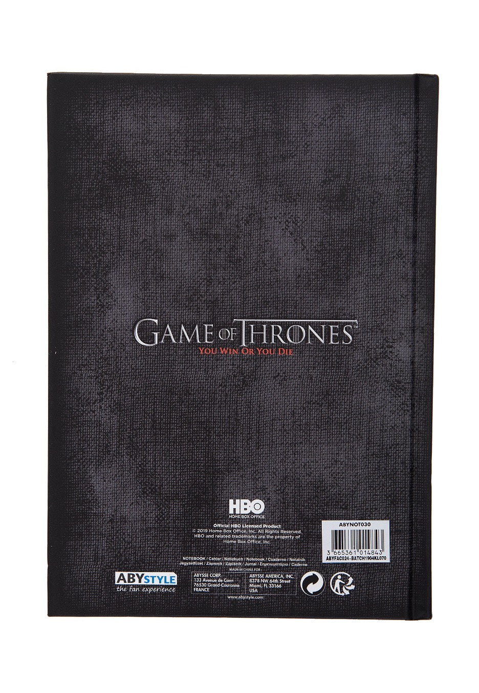 Game of Thrones - Stark - Notebook Free Shipping Deals