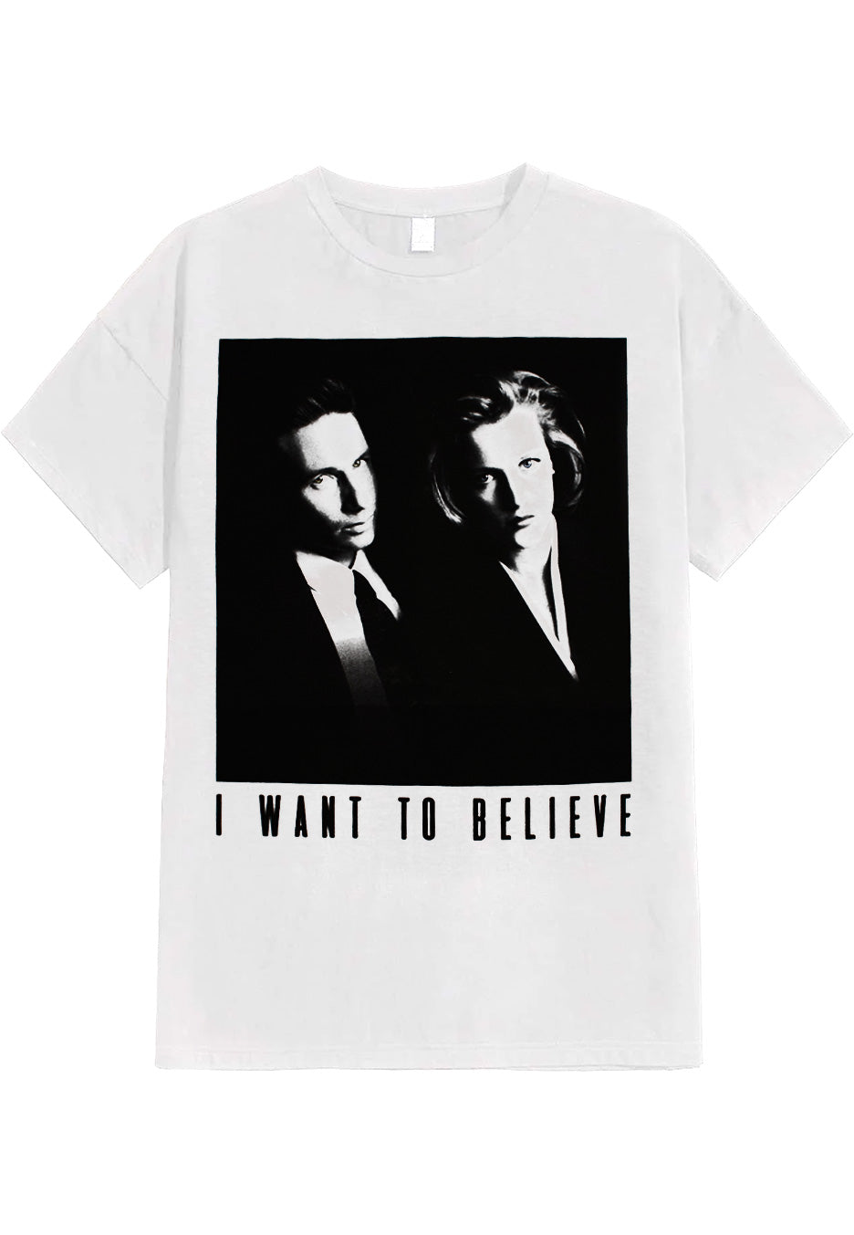 The X Files - Want To Believe White - T-Shirt For Nice Cheap Price