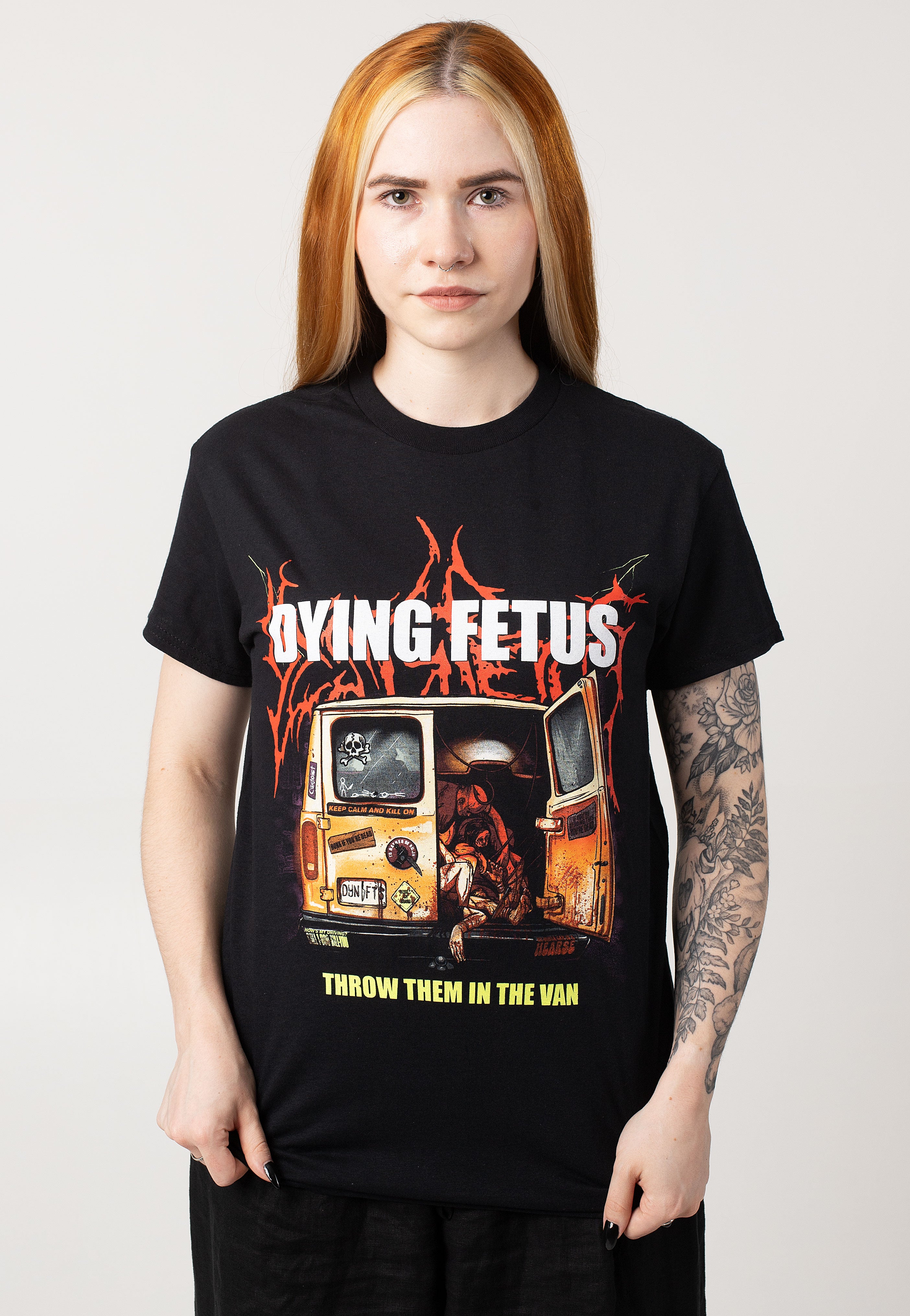 Dying Fetus - Throw Them In The Van Tour - T-Shirt Clearance Exclusive