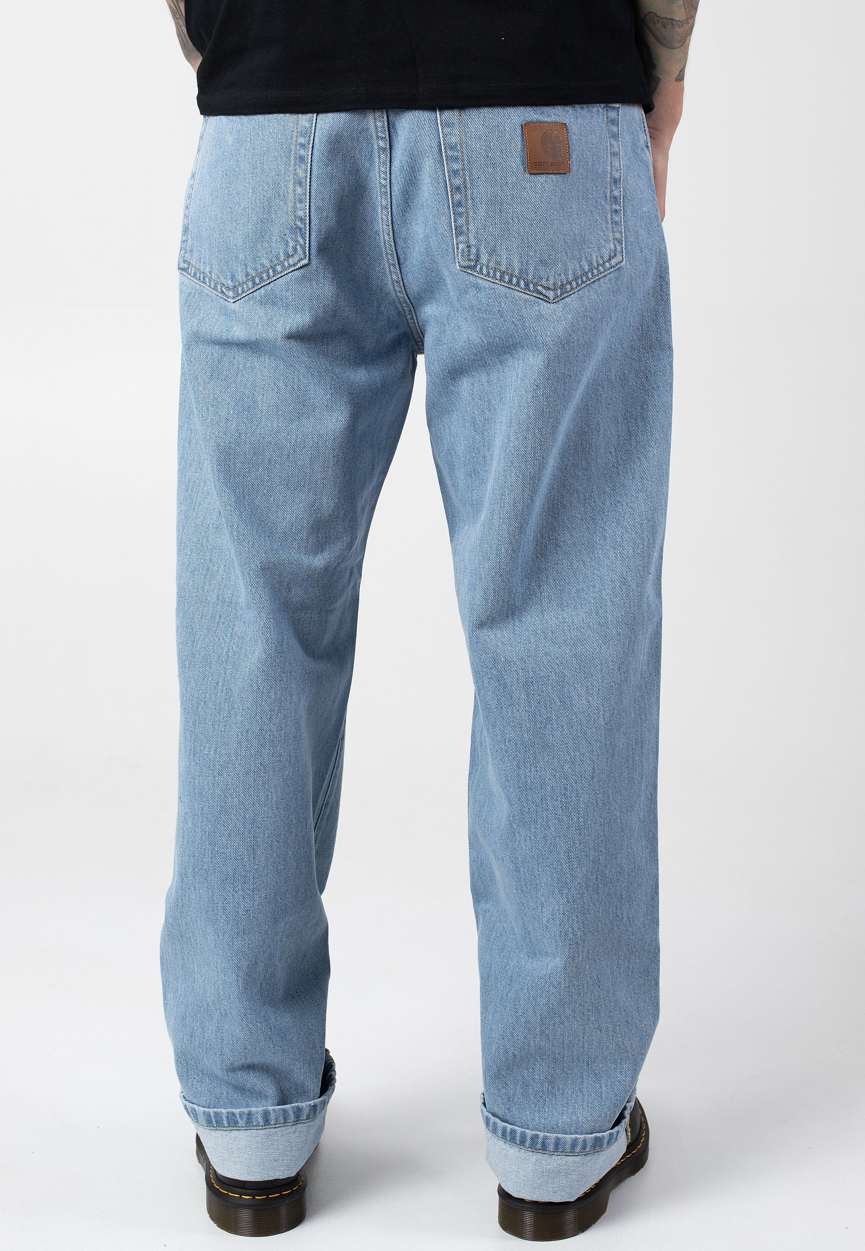 Carhartt WIP - Aaron Stone Bleached Blue - Jeans Outlet Fashionable