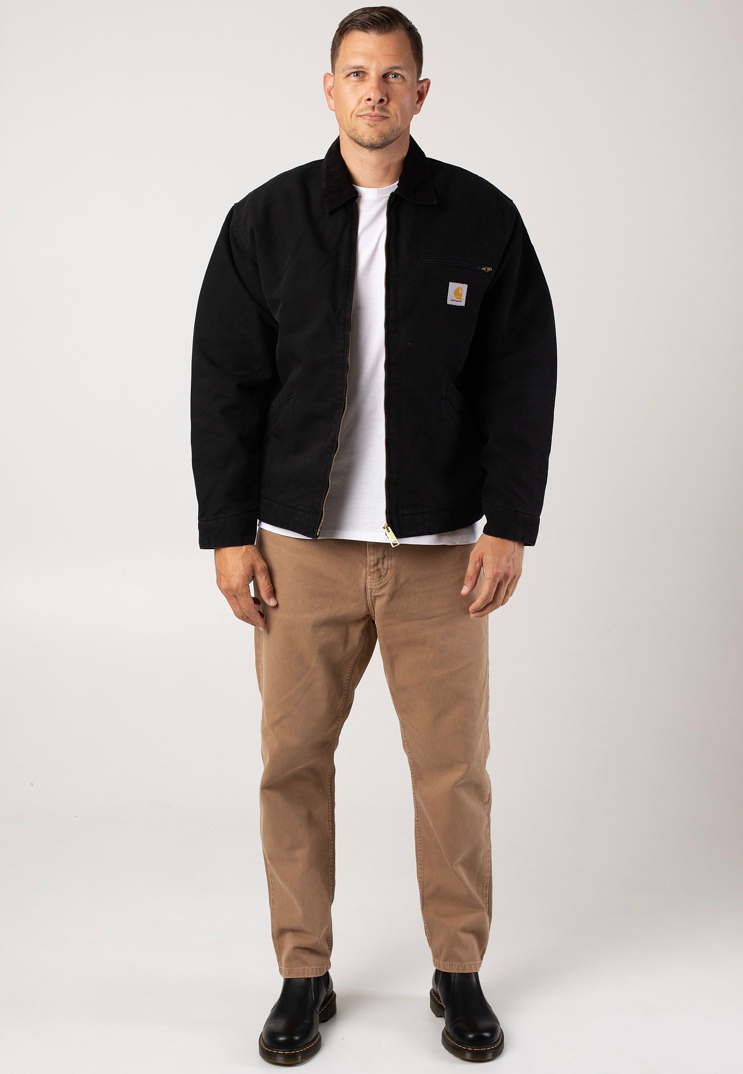 Carhartt WIP - Og Detroit Aged Canvas Black/Black - Jacket Cheap Sale Lowest Pice