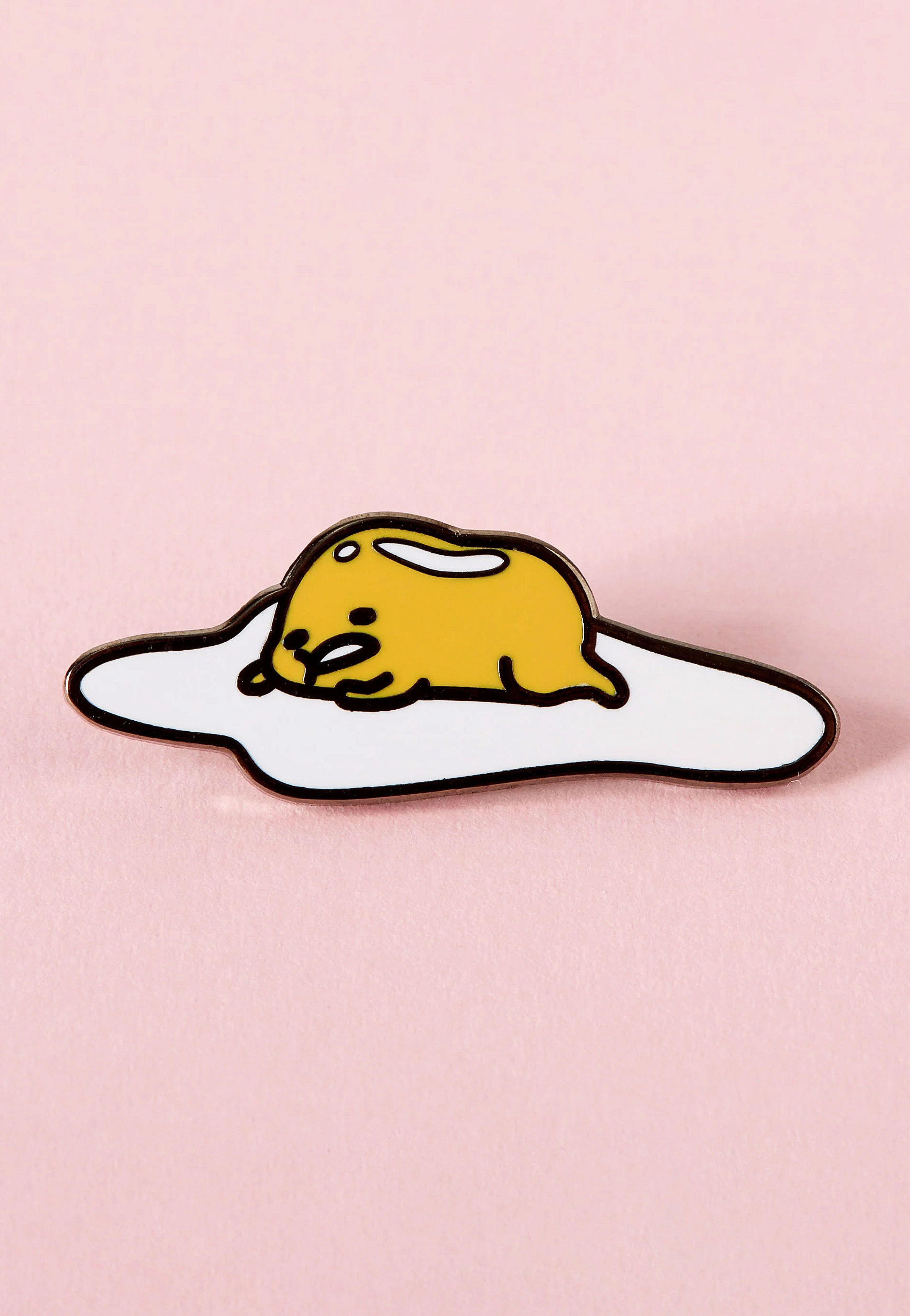 Punky Pins - Gudetama Done Enamel - Pin Free Shipping Low Cost