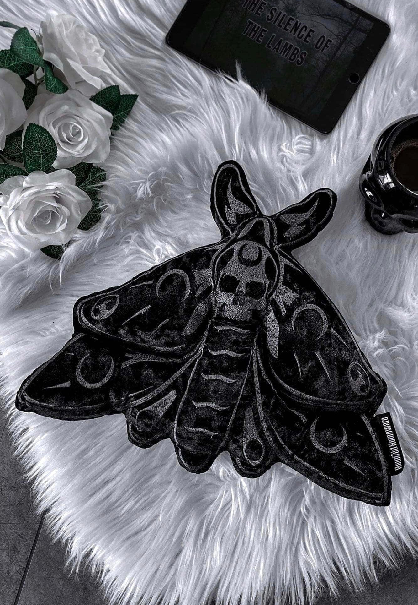 Killstar - Midnight Moth Shaped - Pillow Outlet Best Seller