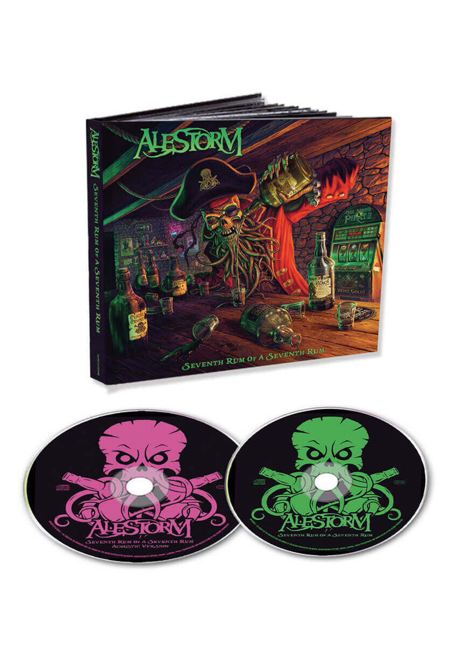 Alestorm - Seventh Rum Of The Seventh Rum - Mediabook 2 CD Pre Order For Sale