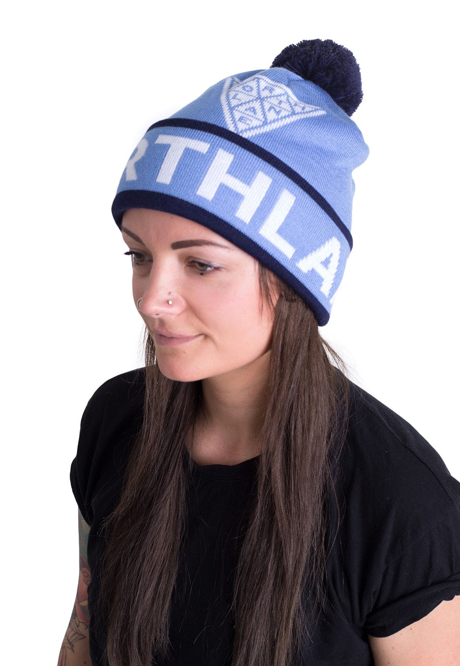 Northlane - Tripdex Light Blue Pom - Beanie Discount Hot Sale