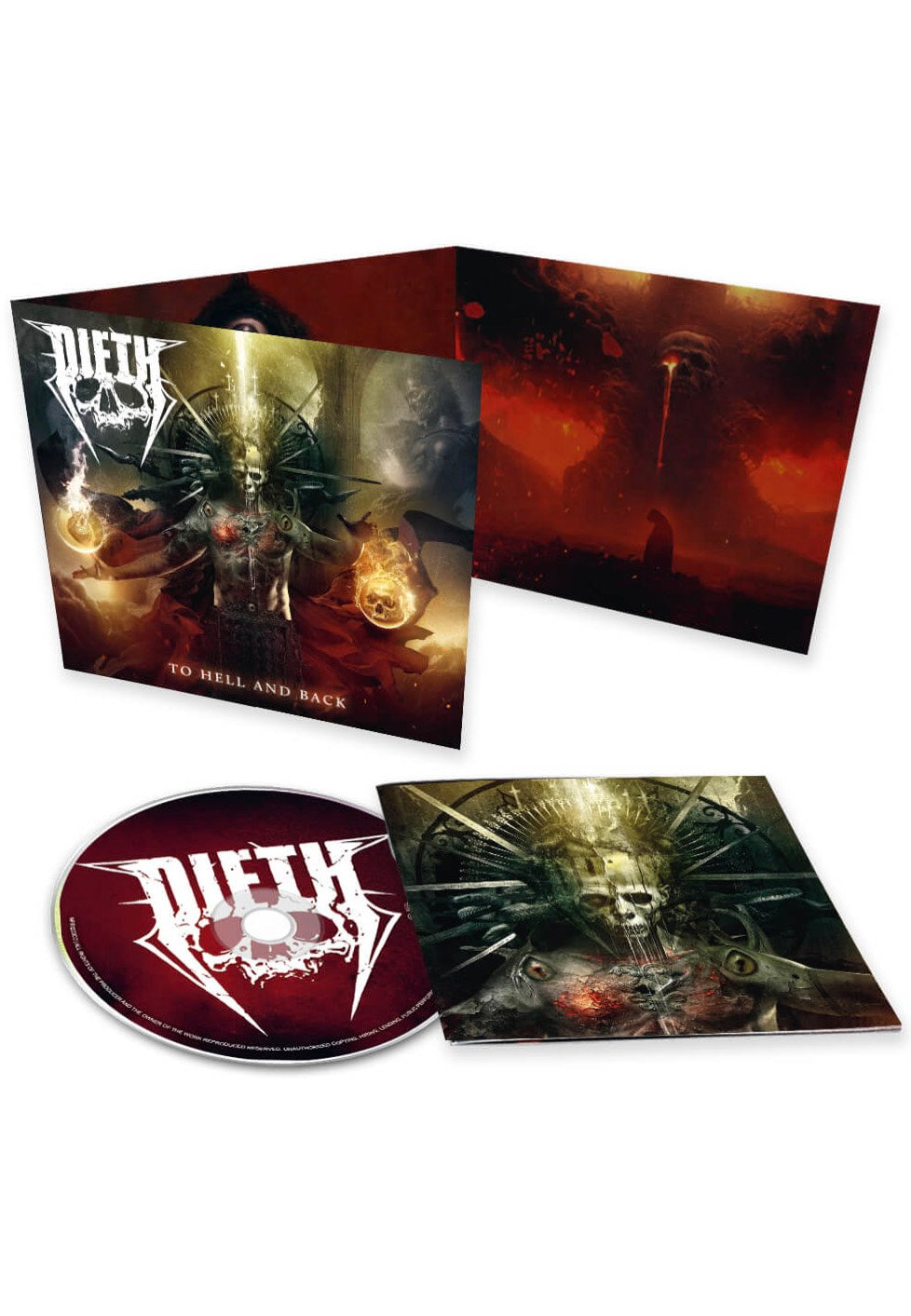 Dieth - To Hell And Back - Digipak CD Sale With Credit Card