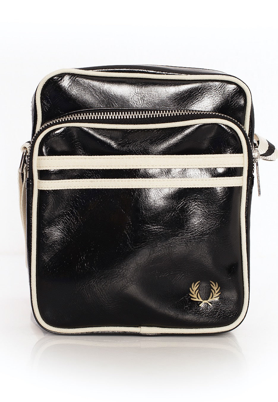 Fred Perry - Classic Side Black/Ecru - Bag 100% Original Cheap Pice