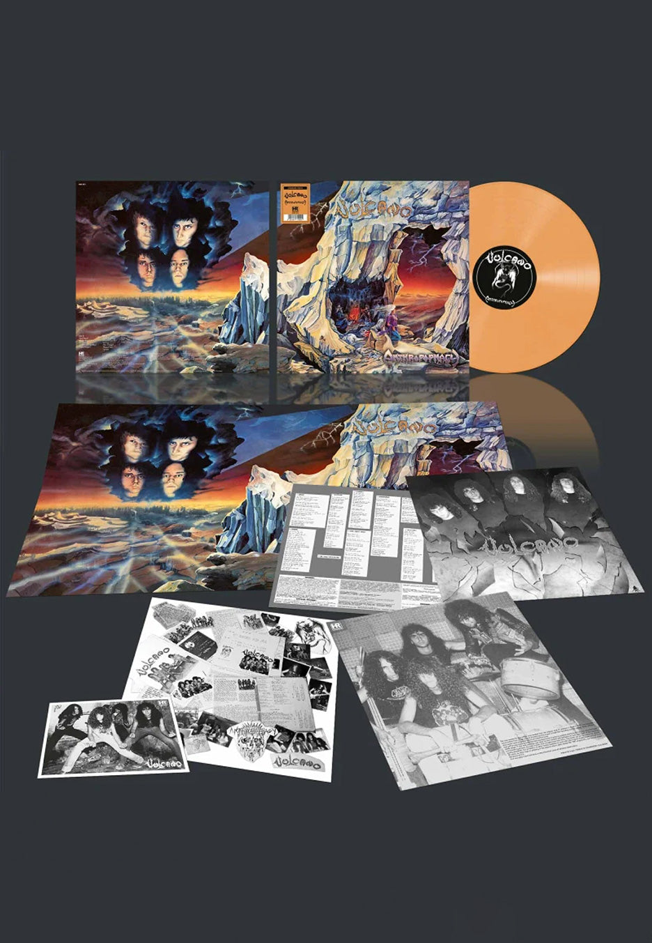 Vulcano - Anthropophagy Ltd. Orange - Colored Vinyl Free Shipping Top Quality