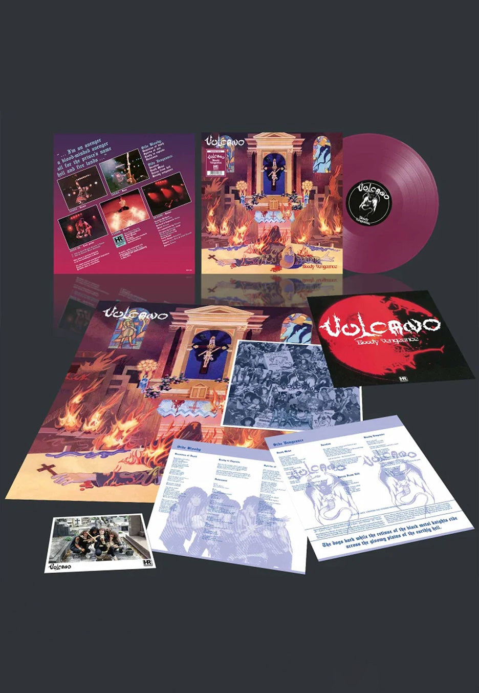 Vulcano - Bloody Vengeance Ltd. Purple - Colored Vinyl Discount Purchase