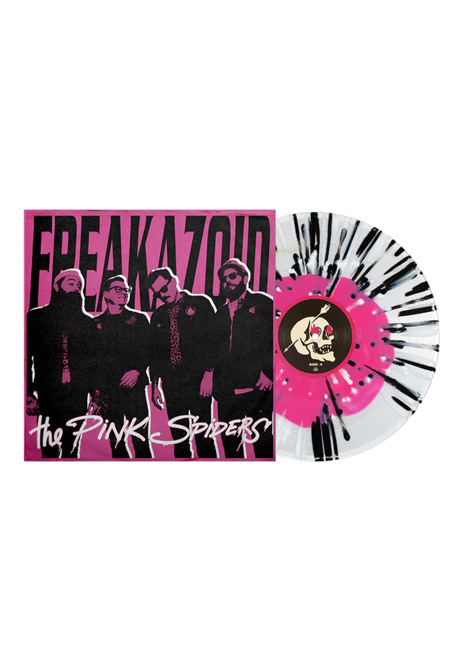 The Pink Spiders - Freakazoid Hot Pink In Clear w/ Black/White - Colored Vinyl Free Shipping Classic