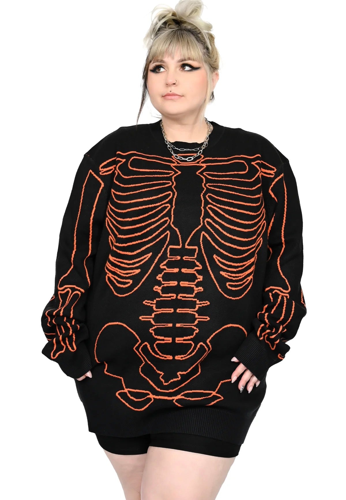 Foxblood - All Bones Skeleton Black/Orange - Dress With Credit Card Free Shipping