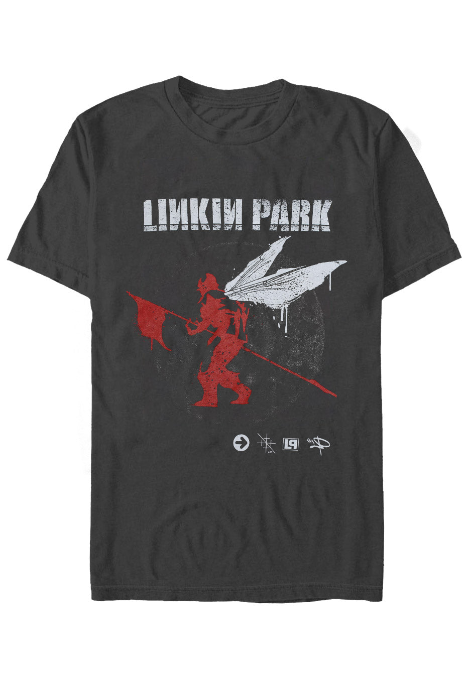 Linkin Park - Hybrid Theory Charcoal - T-Shirt Cheap With Credit Card