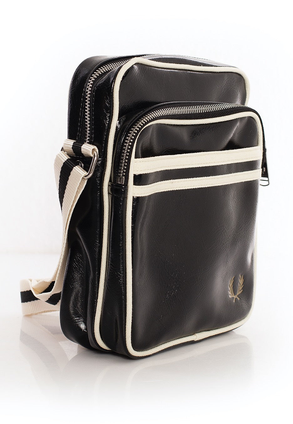 Fred Perry - Classic Side Black/Ecru - Bag 100% Original Cheap Pice