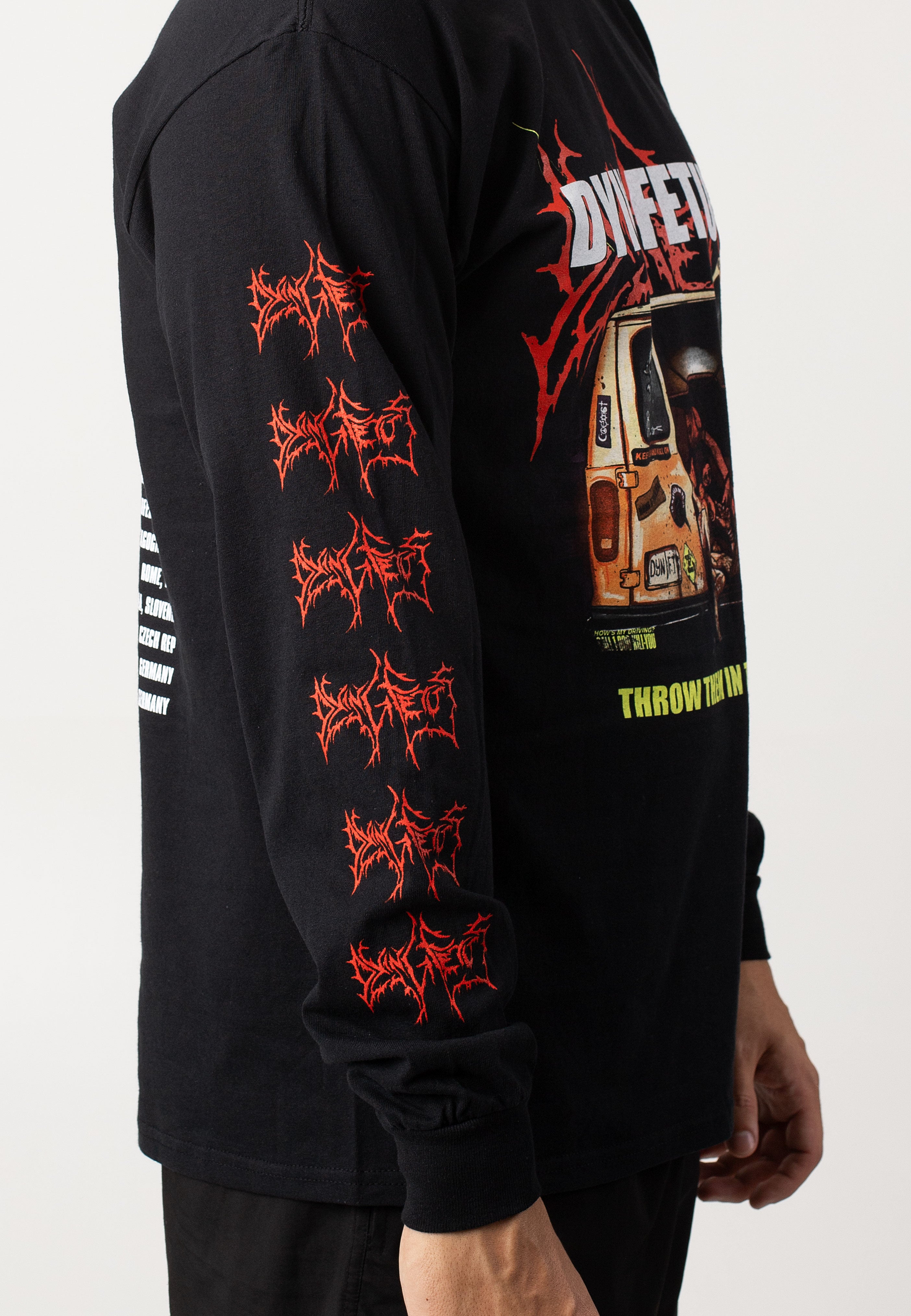 Dying Fetus - Throw Them In The Van Tour - Longsleeve View Cheap Online