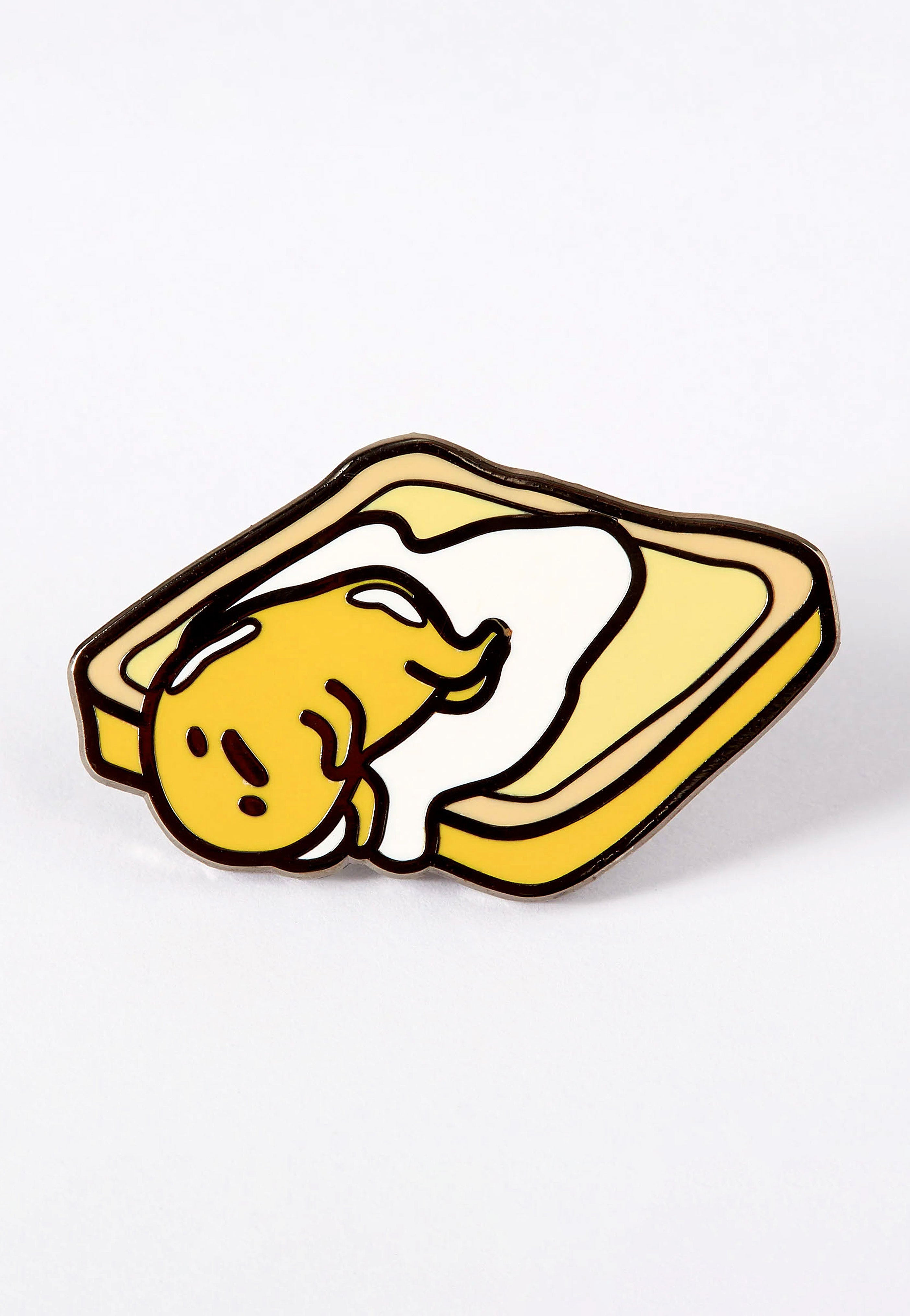 Punky Pins - Gudetama On Toast Enamel - Pin Discount Manchester