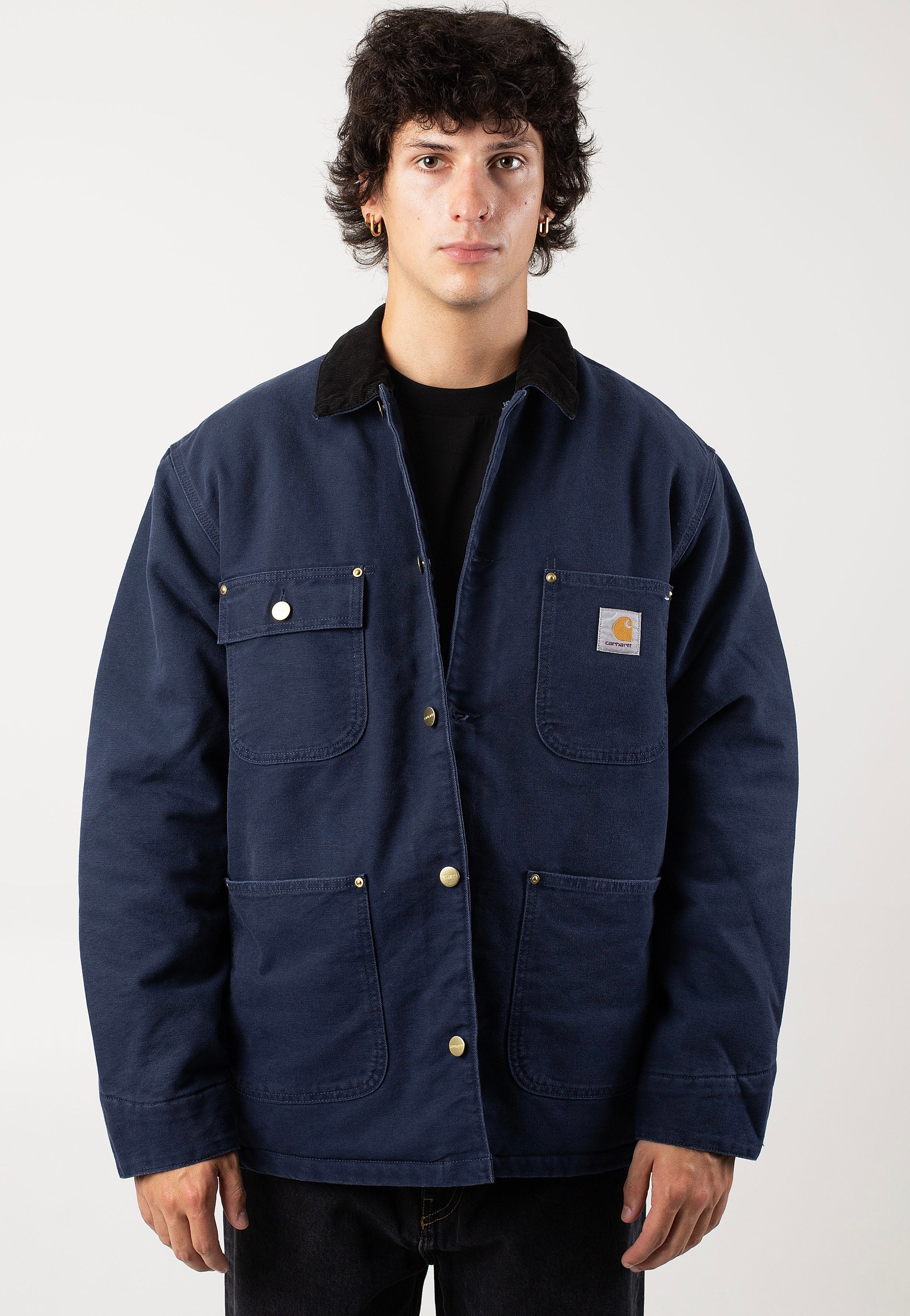 Carhartt WIP - Og Chore Coat Aged Canvas Air Force Blue/Black - Jacket Free Shipping Pick A Best