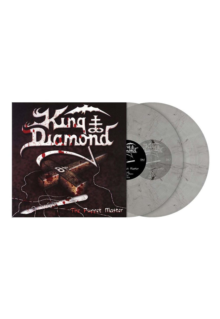 King Diamond - The Puppet Master Crystal Clear with Black Smoke - Colored 2 Vinyl Cheap Sale Marketable