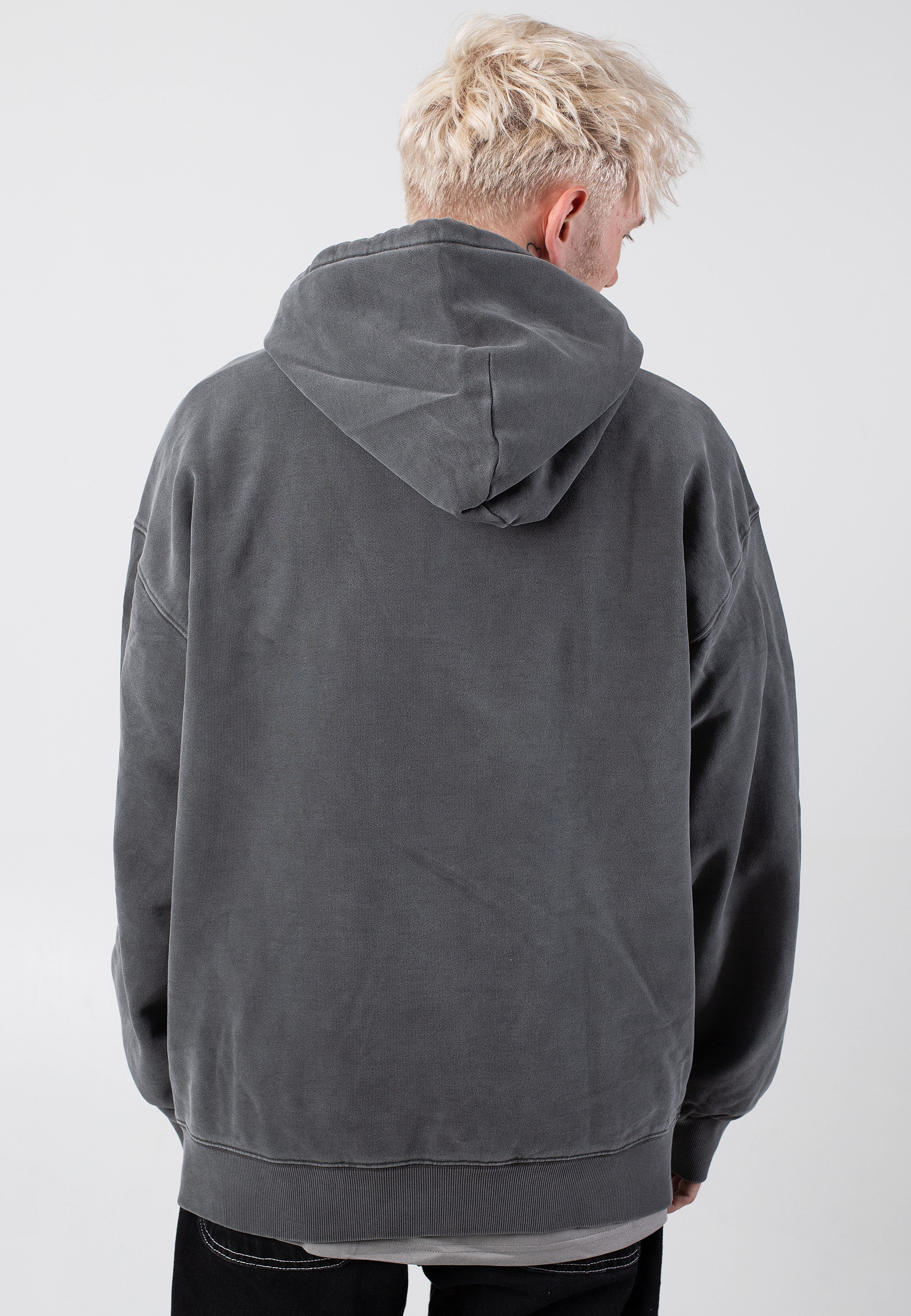 Carhartt WIP - Hooded Vista Garment Dyed Graphite - Hoodie Marketable