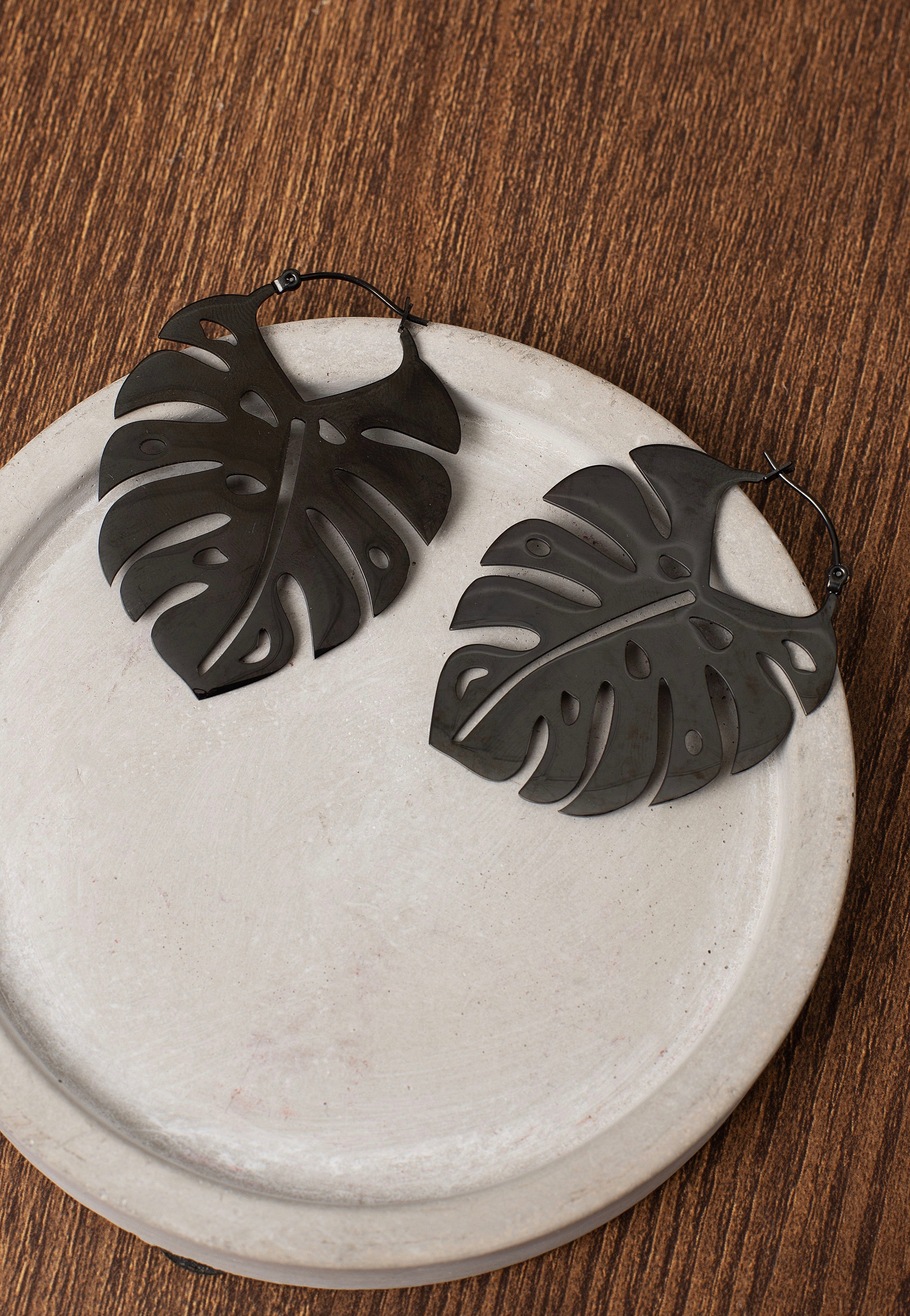 Wildcat - Monstera Leaf - Earrings Free Shipping Cheap