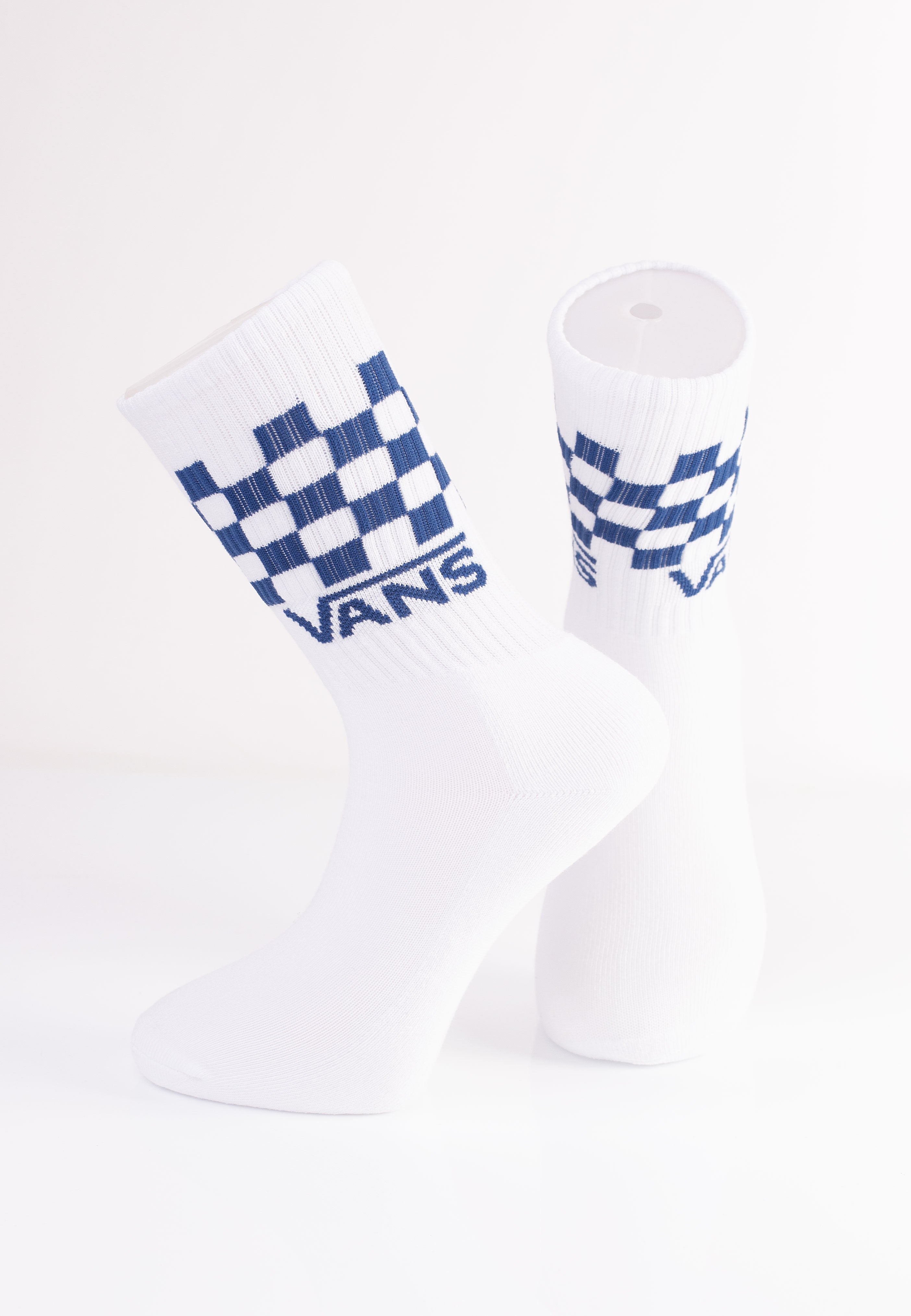 Vans - Classic Check Crew White - Socks Outlet Pay With Paypal