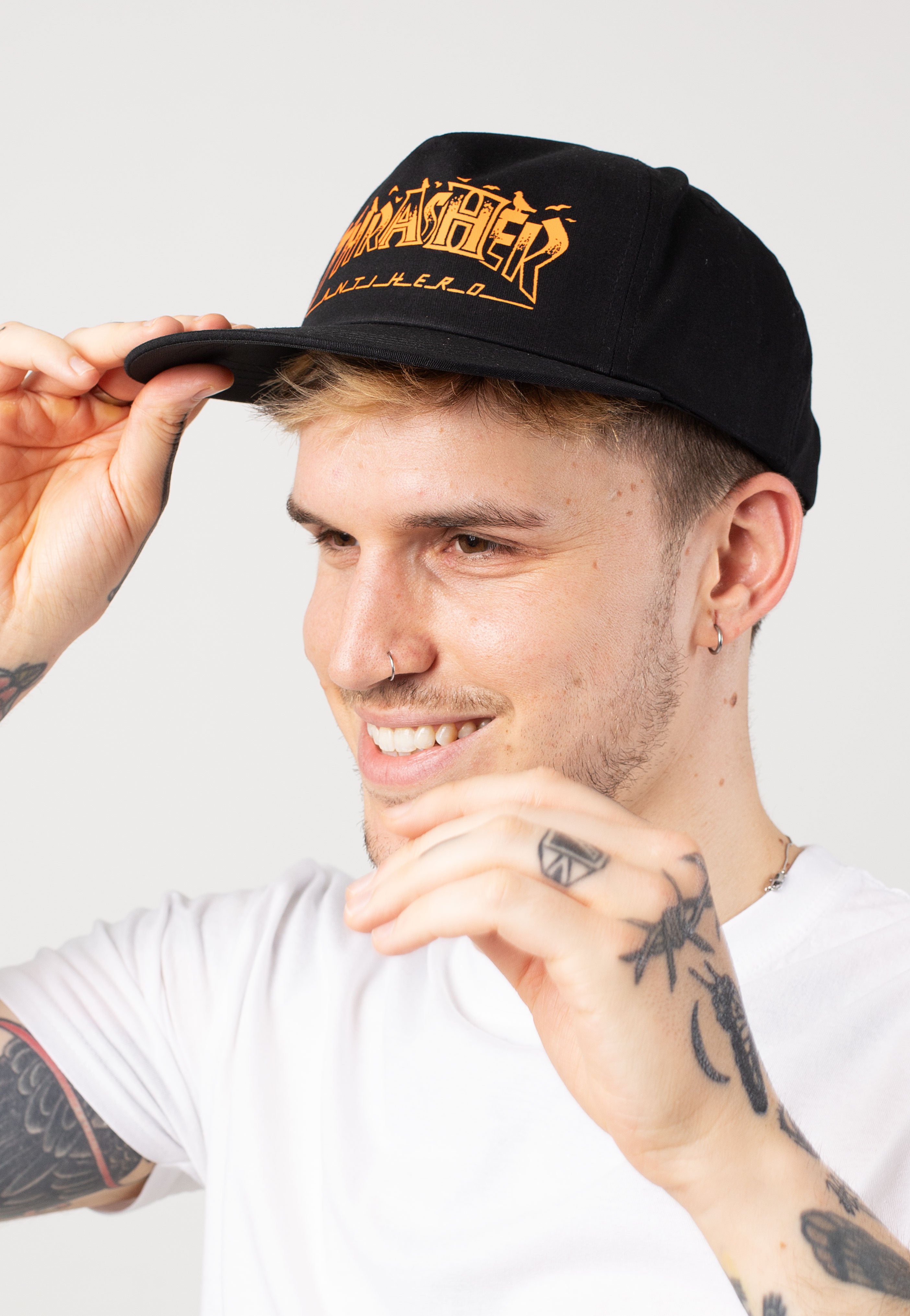 Thrasher x Antihero - Pigeon Mag Black - Cap Cheap Sale Reliable