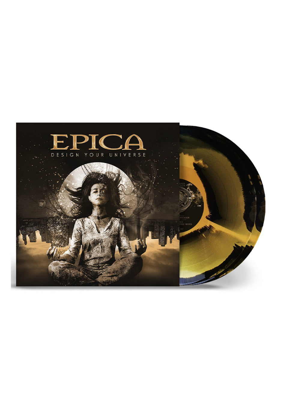 Epica - Design Your Universe Gold/Black Inkspot - Colored 2 Vinyl Inexpensive Sale Online