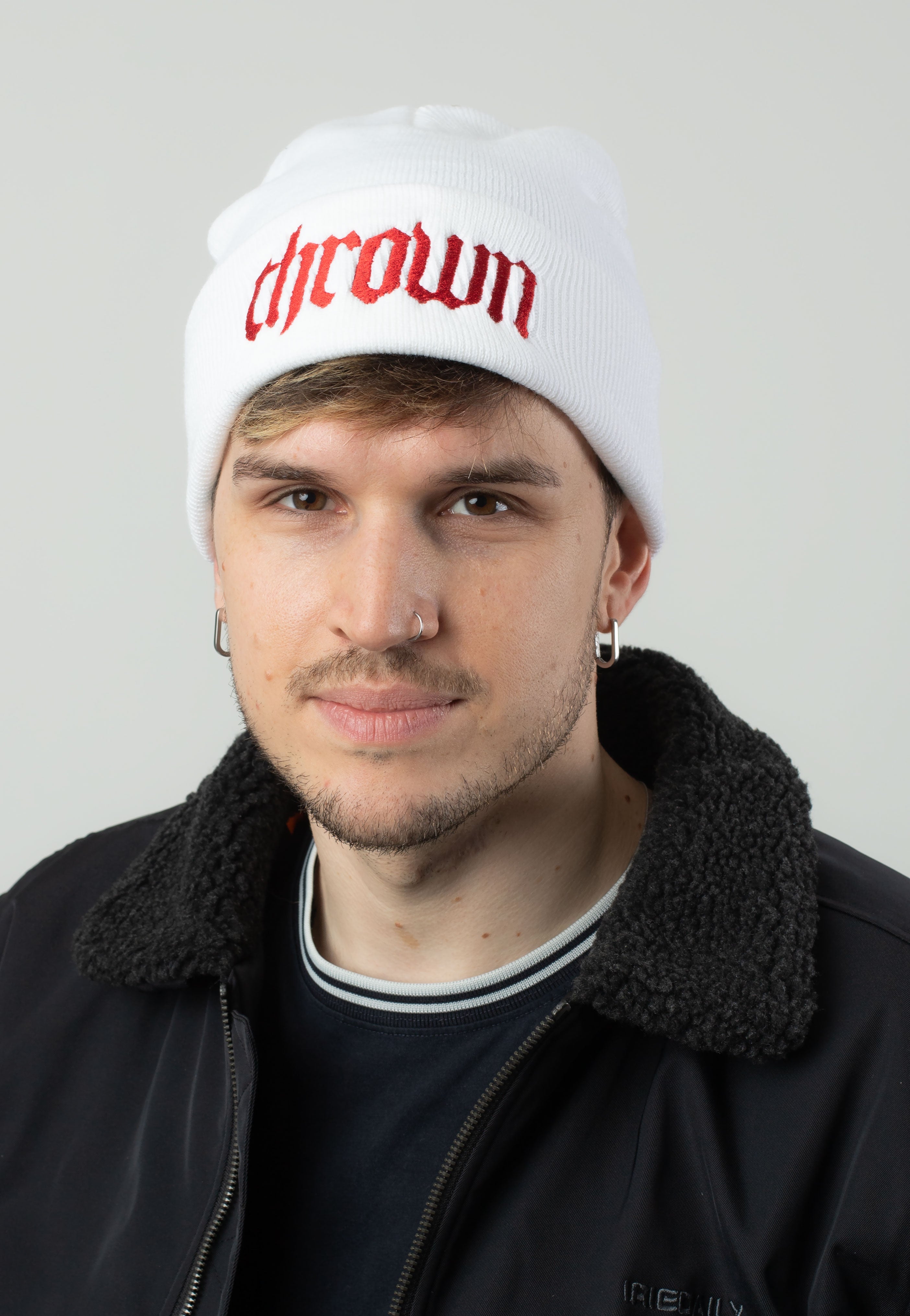 Thrown - Thrown Logo Embroidery White - Beanie Looking For Online